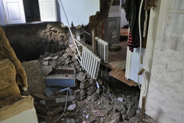 У Болграді на Одещині житловий будинок провалився під землю