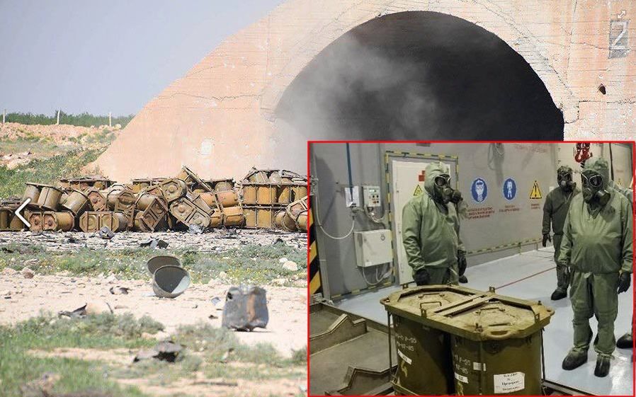 На авіабазі у Сирії розпізнали російські контейнери з хімічною зброєю