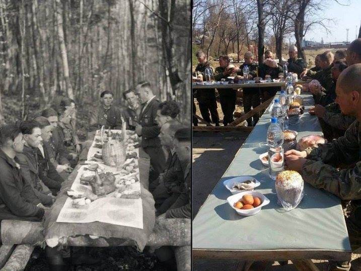 Український військовий Великдень: традиції, незмінні десятки років (фото)