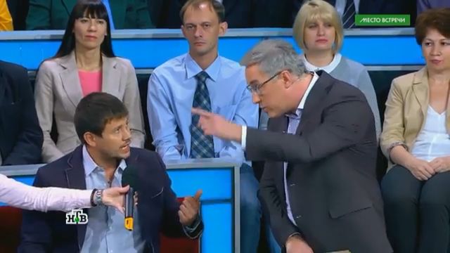 Українського політолога Клімчука вигнали із ток-шоу на НТВ за фразу «Росія - країна-гопник» (відео)