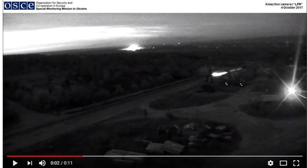 Під Станицею Луганською бойовики сліплять лазером камери ОБСЄ (відео)