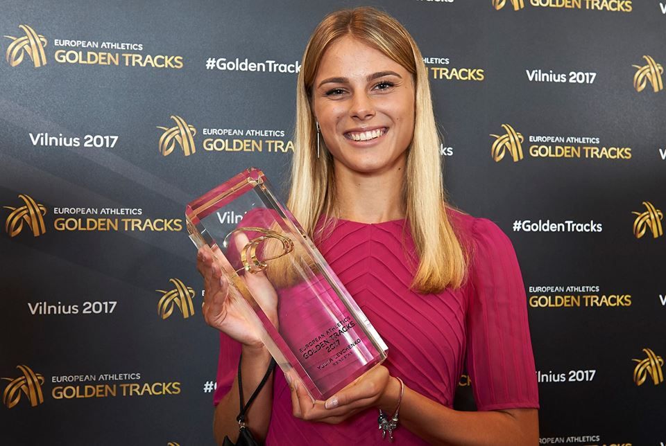 Юлія Левченко визнана найкращою молодою легкоатлеткою Європи