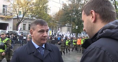 Депутат Парасюк побився з начальником УДО Гелетеєм (відео)