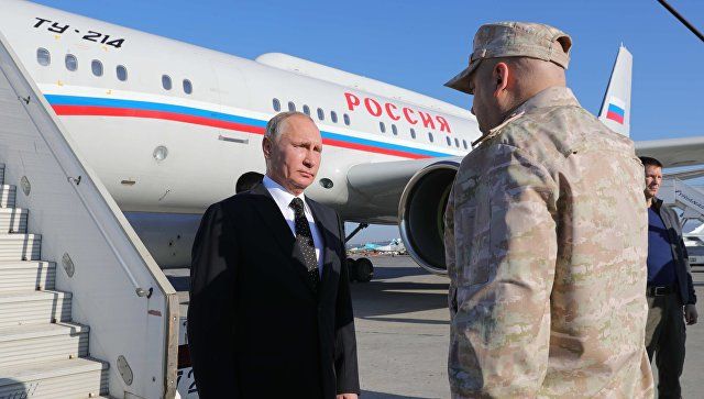 Путін на базі Хмеймім наказав вивести частину російських військ із Сирії