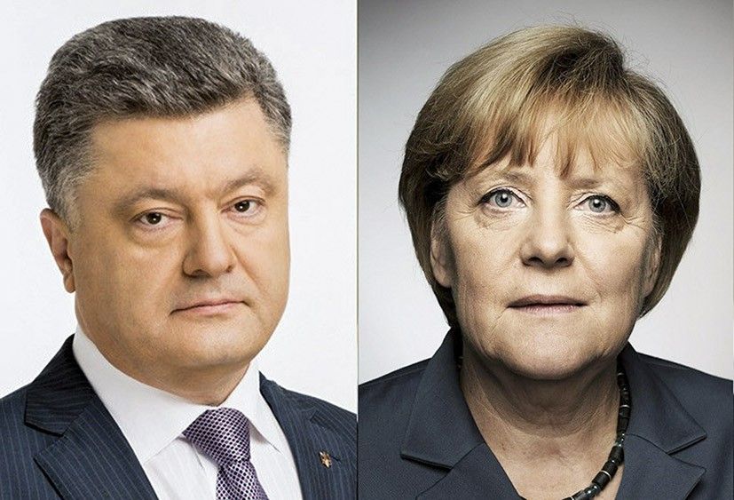 Петро Порошенко обговорив з Ангелою Меркель звільнення заручників