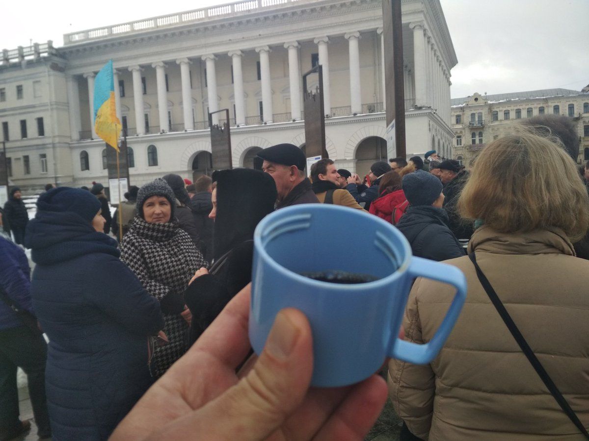 На Майдані Незалежності проходить акція «Кава на Хрещатику»
