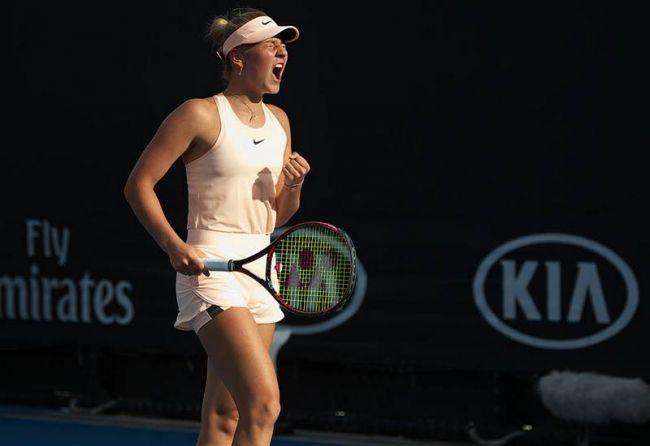 Юна тенісистка Марта Костюк перемогла на старті Australian Open