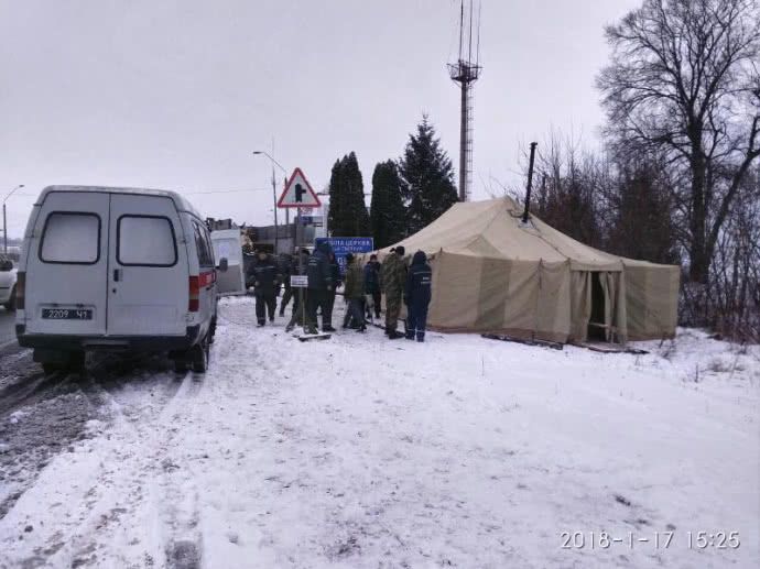 В Україні знеструмлено негодою 63 населені пункти