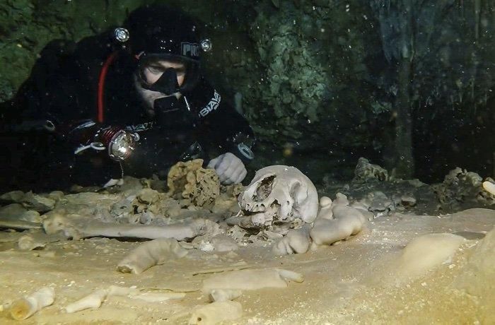 У Мексиці досліджують найбільшу затоплену печеру часів майя