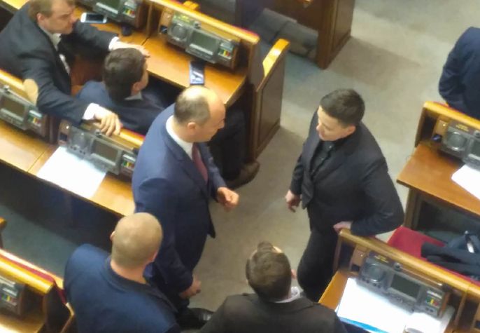 Савченко перепросила у Парубія через закиди щодо снайперів