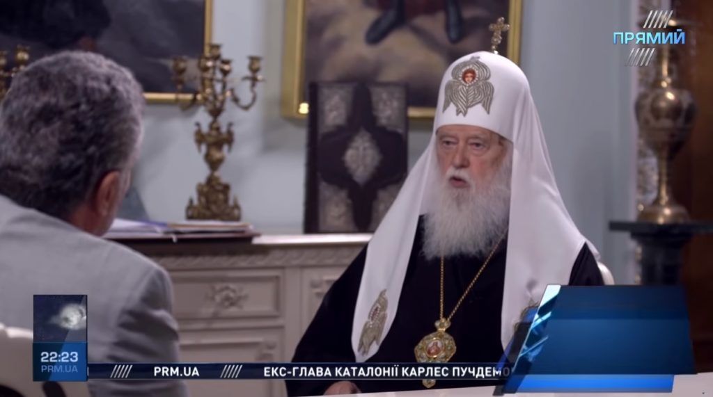 Патріарх Філарет передбачає перехід до української церкви приходів УПЦ МП після отримання Томосу