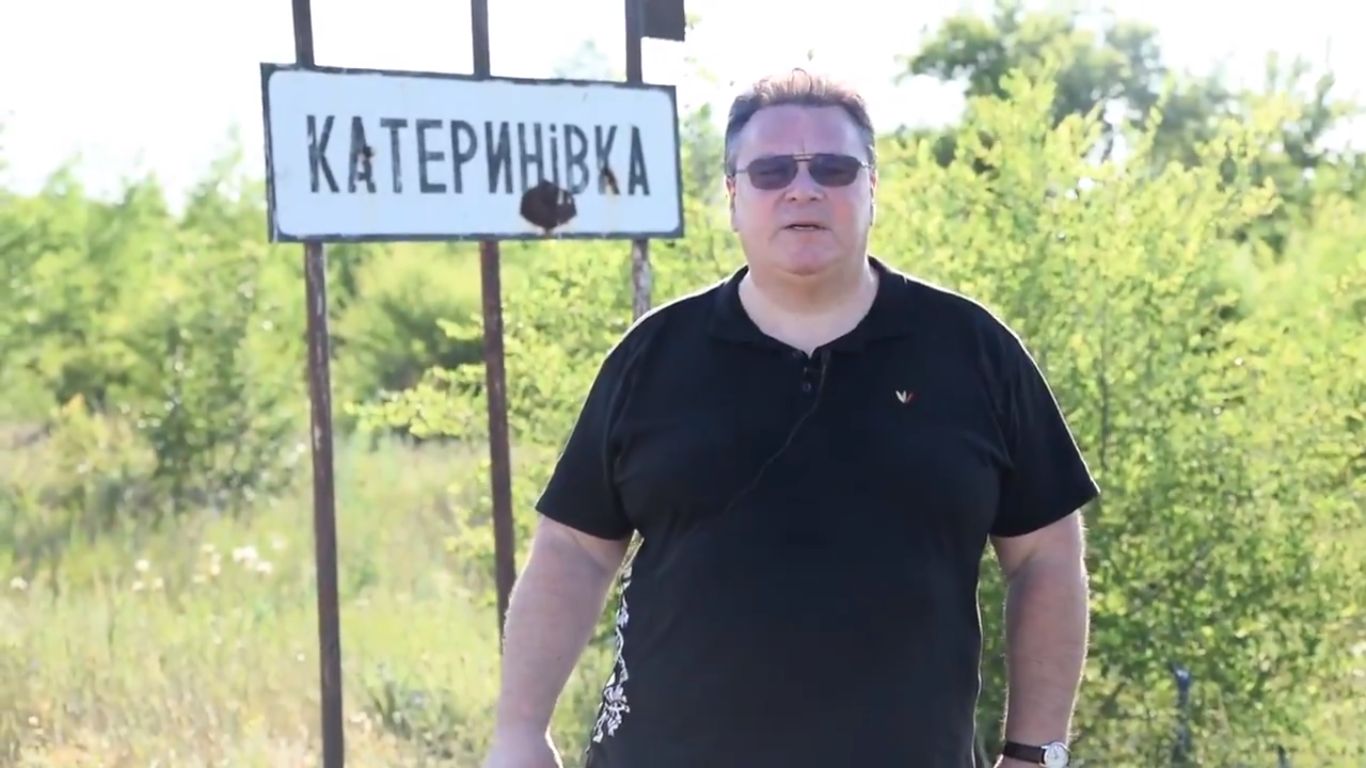Глава МЗС Литви з прифронтової Катеринівки привітав українців (відео)