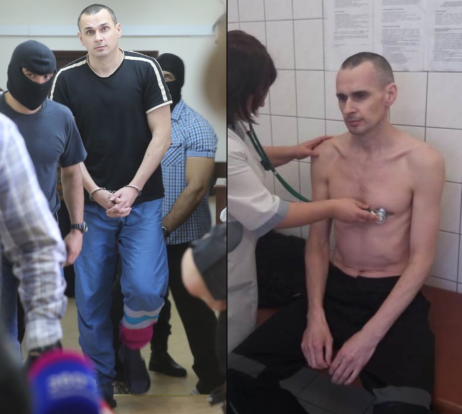 Москва заявляє, що Олег Сенцов відійшов від голодування і набрав 12 кг