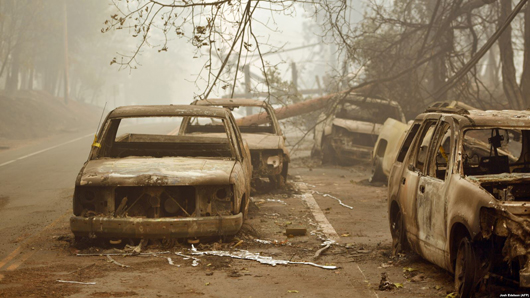 Каліфорнія потерпає від масштабних пожеж: 44 загиблих, понад 200 зниклих безвісти