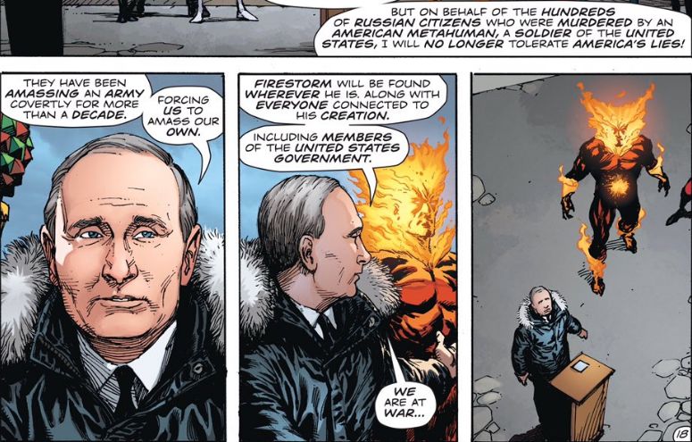 У США в коміксі про Супермена підірвали Москву разом з Путіним (фото)