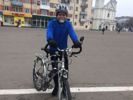 Поляк на «ровері»: 62-річний Андрій Лєшняк планує знову мандрувати Україною