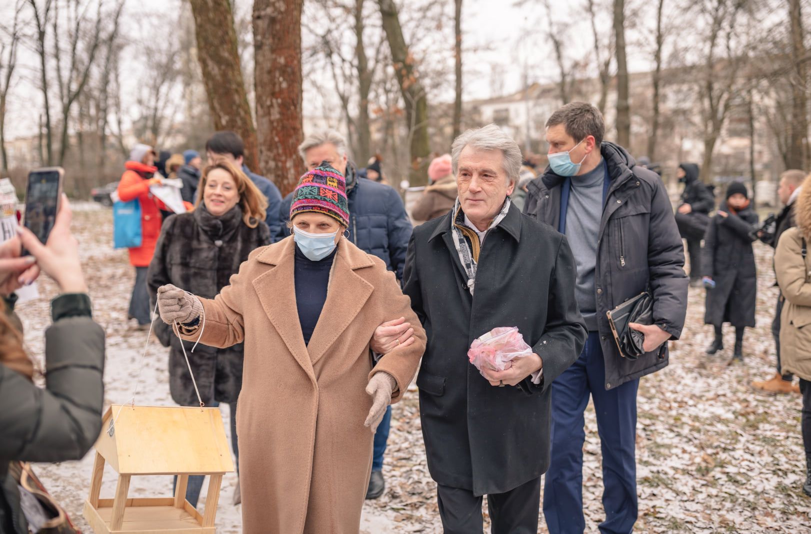 Третій президент України Віктор Ющенко долучився до акції допомоги природі.