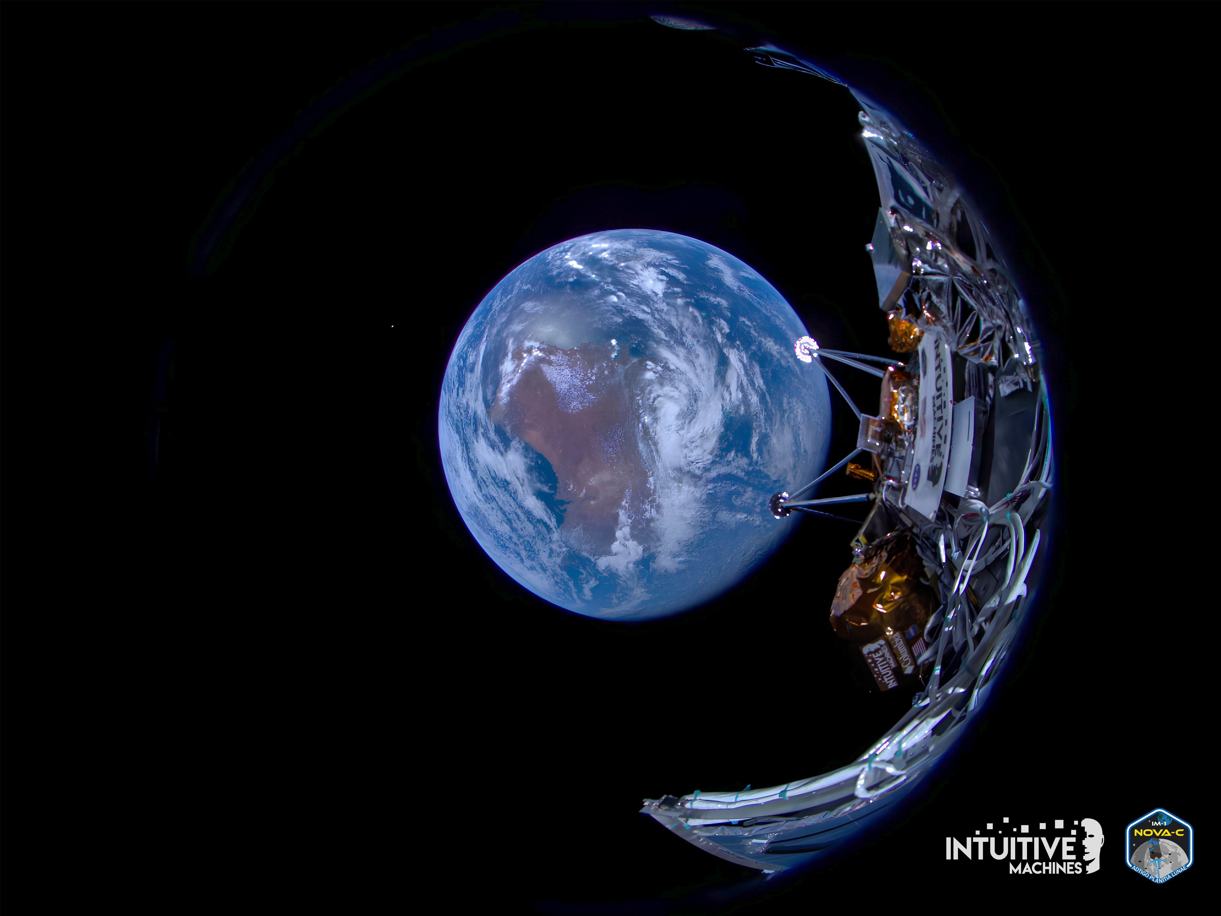 Подорож Odysseus: космічний апарат надіслав перші знімки з поверхні Місяця