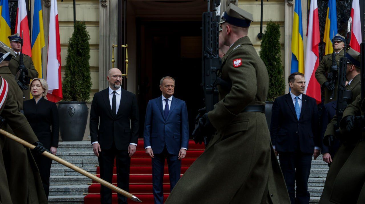 Денис Шмигаль розпочав візит до Польщі із зустрічі з Прем'єр-міністром Дональдом Туском.