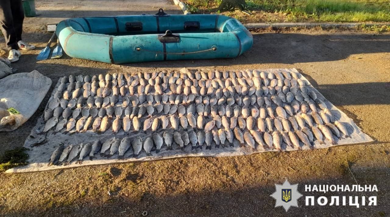 На Черкащині браконьєри наловили риби на 5 мільйонів гривень