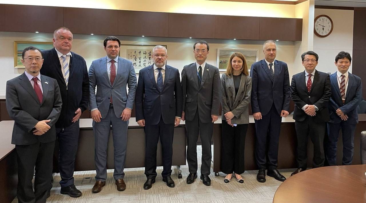 Українська делегація на чолі з міністром Галущенком провела зустріч з керівництвом JICA.